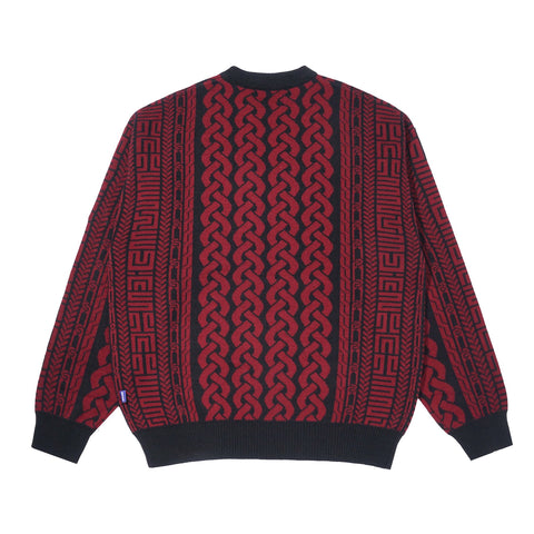 DEVA' STATES LINKS Jacquard Knit Sweater DSC4RB203F23